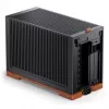 Jonsbo T9 Negro caja de PC caja mini ITX cable riser PCIe 5.0 - plata (T9 SILVER PCIE 5.0)