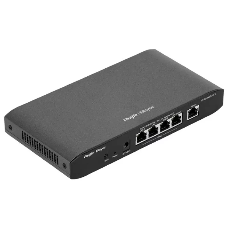 Ruijie Reyee RG-EG105G-P-V3 router PoE cableado, 5x Gigabit