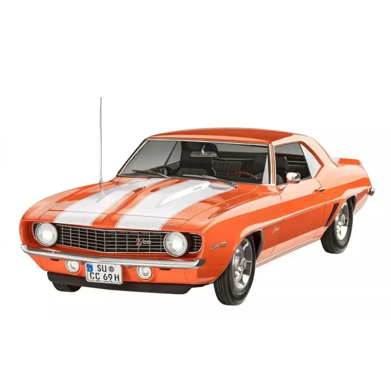 Maqueta de plástico 69 Chevy Camaro 1/12