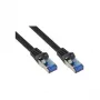 Cable de red Alcasa 8060-SF100S 10 m Cat6a S/FTP (S-STP) Negro (8060-SF100S)