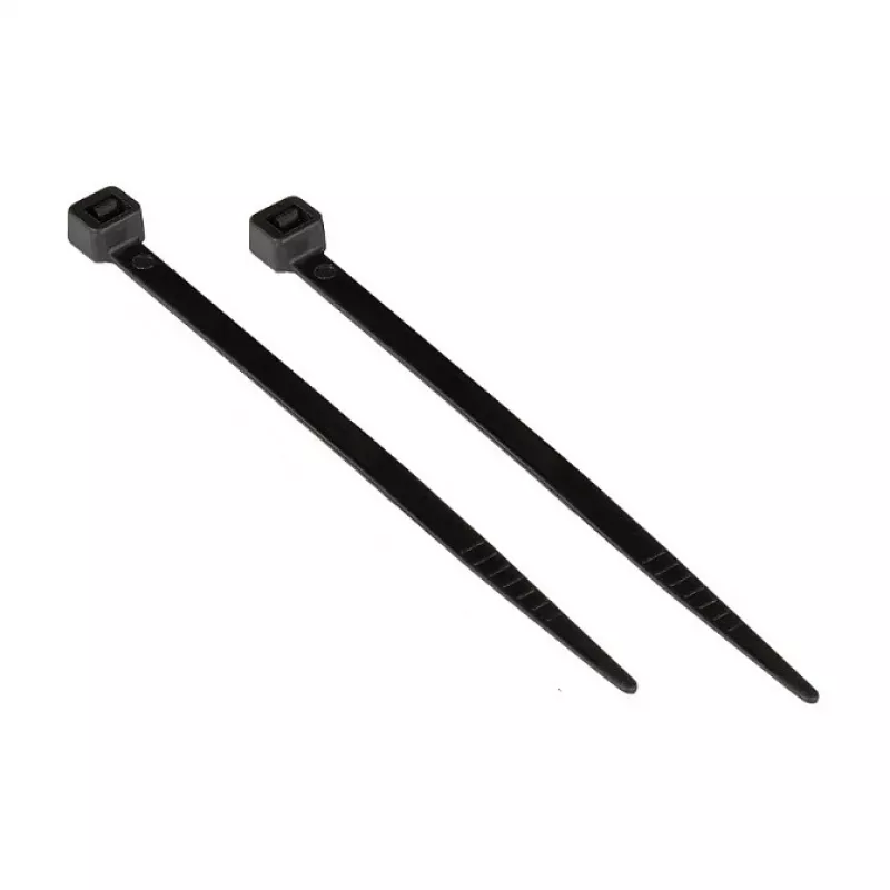 Bridas 300 mm x 4,8 mm, negras, UL, resistentes a los rayos UV, -40 °C a +85 °C, 100 uds., Good Connectio (KAB-30S48)
