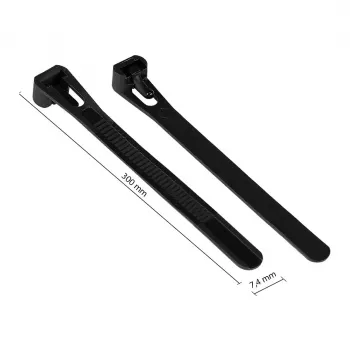 Good Connections KAB-R30S74 – brida reutilizable – Nylon – negra – 8,3 cm – V2 – -40 – 85 °C