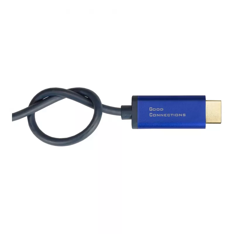 Alcasa 4860-SF010B Cable adaptador de vídeo 1 m DisplayPort HDMI azul (4860-SF010B)
