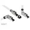 Conector RJ45 Cat. 6A, sin herramientas / montaje en campo, STP apantallado, metal, 5 direcciones, Good (GC-N0165)
