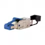 METZ CONNECT pro - conexión de red - RJ-45 (M) - apantallado - CAT 8,1 - IEEE 802,3bq - azul (130H405032-E)