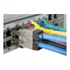 METZ CONNECT pro - conexión de red - RJ-45 (M) - apantallado - CAT 8,1 - IEEE 802,3bq - azul (130H405032-E)