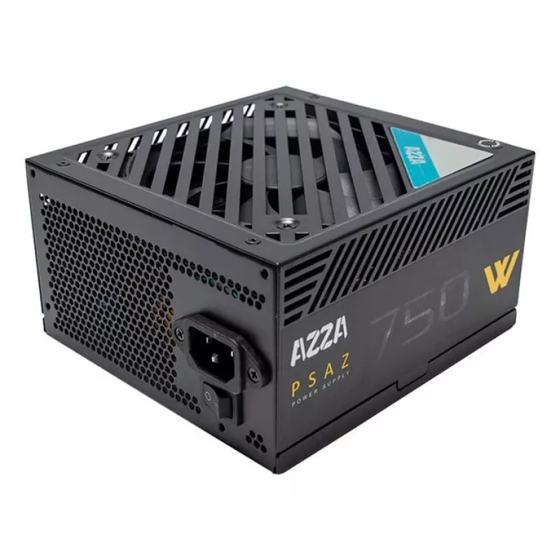 Fuente de alimentación AZZA PSAZ-750W 750 W 20+4 pin ATX 80 PLUS Bronze Negra, no modular