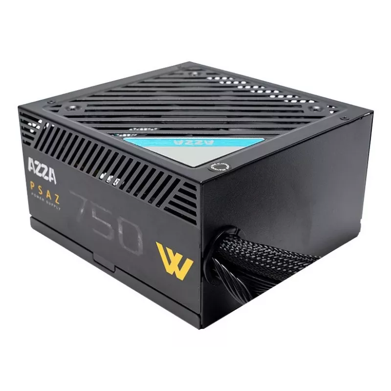 Fuente de alimentación AZZA PSAZ-750W 750 W 20+4 pin ATX 80 PLUS Bronze Negra, no modular
