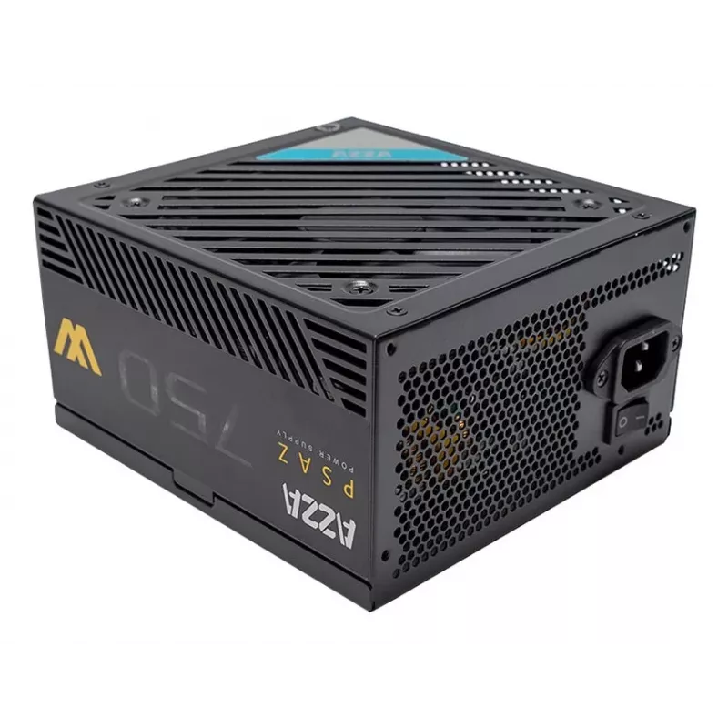 Fuente de alimentación AZZA PSAZ-750W 750 W 20+4 pin ATX 80 PLUS Bronze Negra, no modular