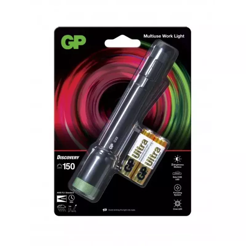 Linterna GP Lighting C33 Negra Verde