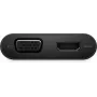 DELL USB-C - HDMI / VGA / Ethernet / USB 3.0 - Negro - Con cable - USB 3.2 Gen 1 (3.1 Gen 1) Type-C - 10,100,1000 Mbit/s - Negro - 1920 x 1080 píxeles - Dell (DA200)