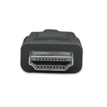 Manhattan - Cable de vídeo/audio/red - HDMI - HDMI, 19 pines (M) - HDMI, 19 pines (M) - 15 m - Apantallado - (HDMI 1.4) - Negro (323260)