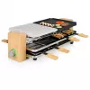 Raclette y grill Princess 01.162955.01.001 8 personas Aluminio Negro Gris Madera