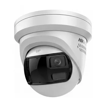Cámara de vigilancia tipo torreta Hikvision DS-2CD2343G2P-LISU/SL(180°) 4MP Easy IP 2.0+ con visión de 180°
