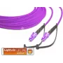 Lightwin High Quality Cable de parcheo de fibra óptica simplex, MM OM4, LC - LC Cable de parcheo de fibra óptica (LSP-50 LC-LC 2.0 OM4)