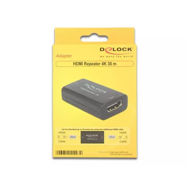 Extensor AV DeLOCK 11403 negro