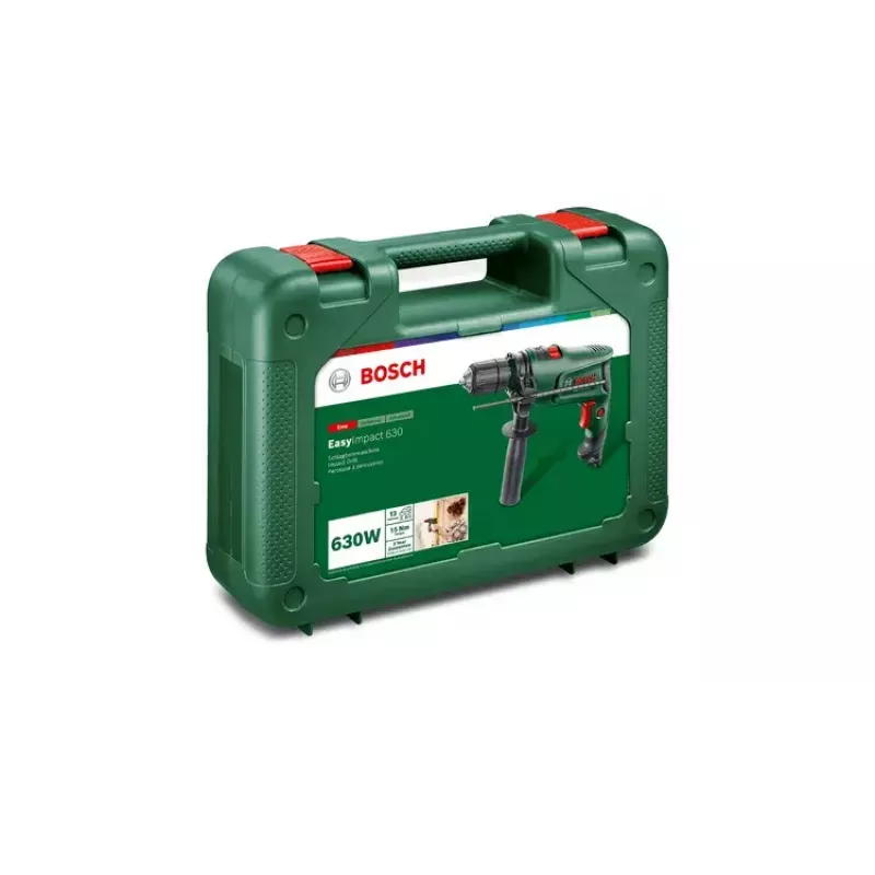 Taladro con empuñadura de pistola Bosch Easy Impact 630, 630W, 3000 RPM