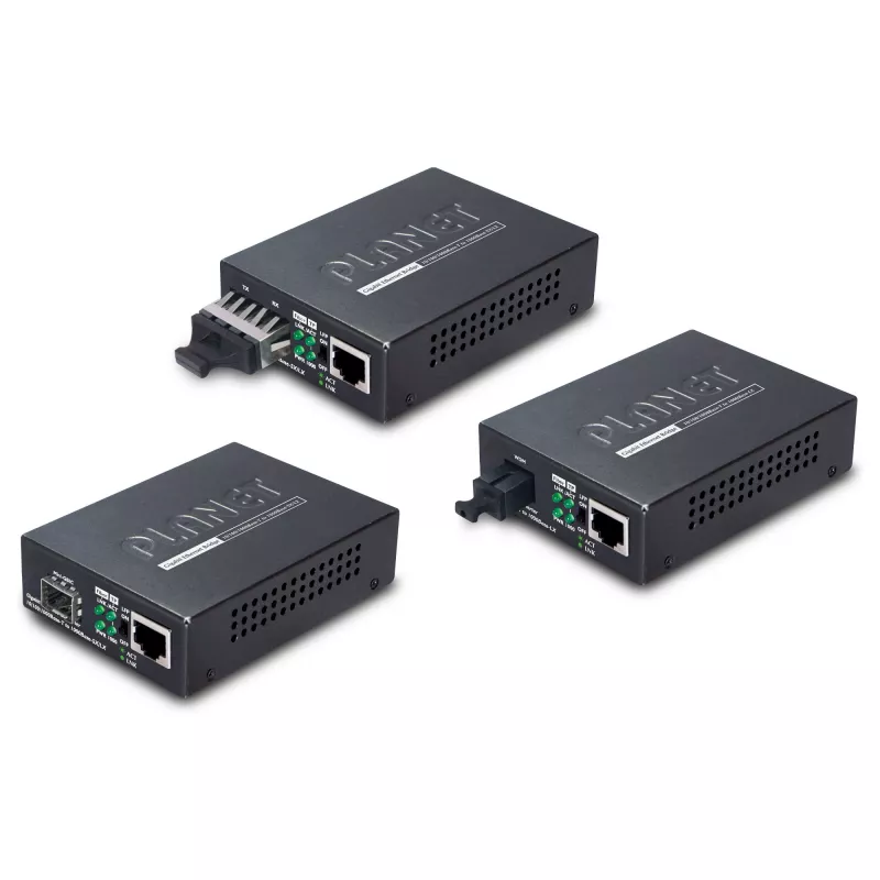Planet GT-806B15 - convertidor de medios - GigE - 10Base-T, 1000Base-LX, 100Base-TX, 1000Base-T - RJ-45 /