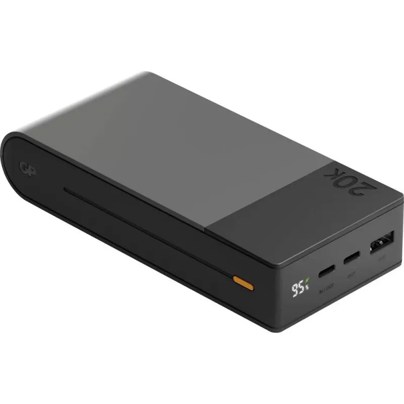 GP Battery GP PowerBank M2+ 20C 20000mAh 2xUSB-C/1xUSB-A negro indicador LED (GPPBM20CGYMSR287)