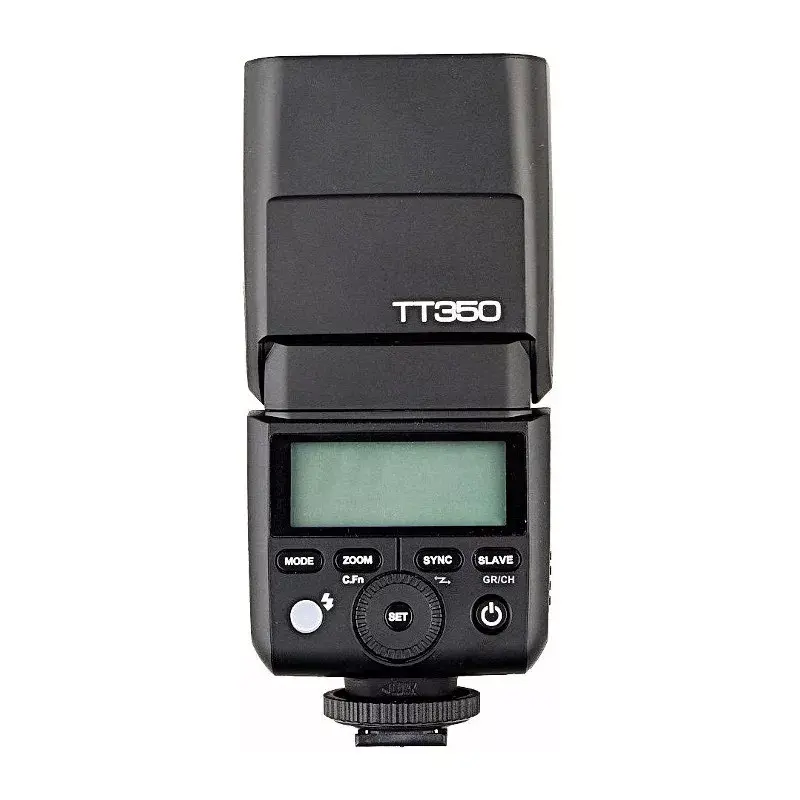 Flash esclavo Godox TT350F negro 2,2 s tiempo de carga pila AA