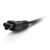 C2G cable de alimentación europeo para portátil de 1m CEE 7/7 a IEC 60320 C5 250V 3A