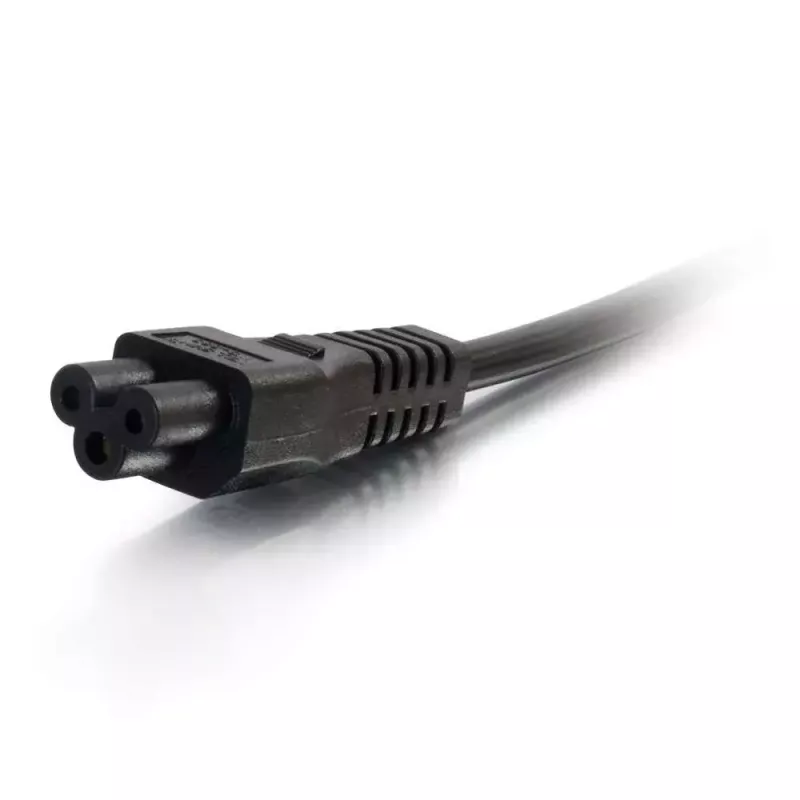 C2G cable de alimentación europeo para portátil de 1m CEE 7/7 a IEC 60320 C5 250V 3A