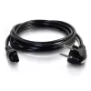 C2G cable de alimentación europeo para portátil de 1m CEE 7/7 a IEC 60320 C5 250V 3A