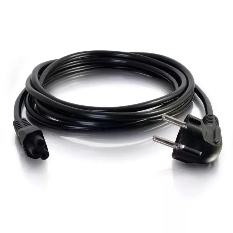 C2G cable de alimentación europeo para portátil de 2m CEE 7/7 a IEC 60320 C5 250V 3A