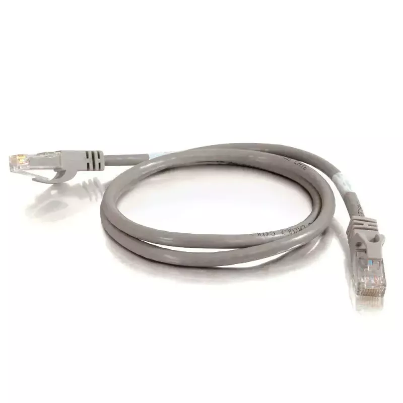 C2G cable de red Cat6 apantallado UTP de 2m con alivio de tensión gris