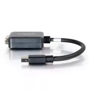 C2G Adaptador Mini DisplayPort a DVI de 20 cm Thunderbolt a DVI-D Negro