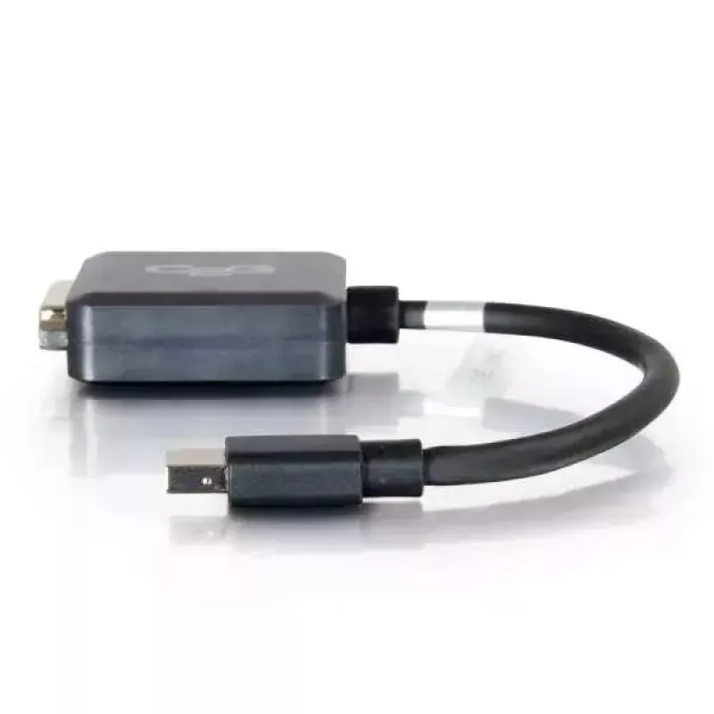 C2G Adaptador Mini DisplayPort a DVI de 20 cm Thunderbolt a DVI-D Negro
