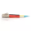 C2G Cable de fibra óptica InfiniBand 10 m LC OFNR Turquesa 50 µm Full Duplex