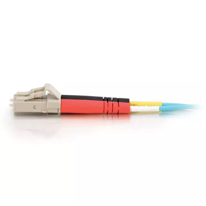 C2G Cable de fibra óptica InfiniBand 10 m LC OFNR Turquesa 50 µm Full Duplex