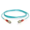 C2G Cable de fibra óptica InfiniBand 10 m LC OFNR Turquesa 50 µm Full Duplex