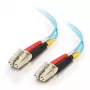 C2G Cable de fibra óptica InfiniBand 10 m LC OFNR Turquesa 50 µm Full Duplex