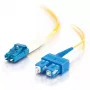 C2G Cable de fibra óptica InfiniBand 2 m LC SC OFNR Amarillo