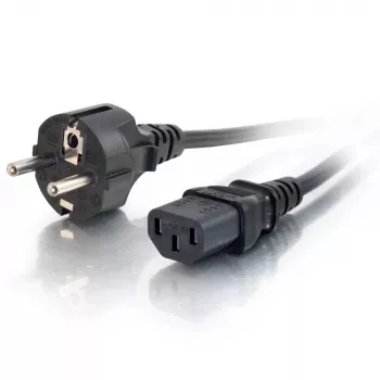 C2G Cable de alimentación 5 m Negro CEE7/7 C13 conector hembra 88546