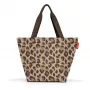 reisenthel Bolsa de compra shopper M LEO MACCHIATO fibra sintética marrón ZS6048 (ZS6048)