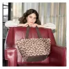 reisenthel Bolsa de compra shopper M LEO MACCHIATO fibra sintética marrón ZS6048 (ZS6048)