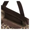 reisenthel Bolsa de compra shopper M LEO MACCHIATO fibra sintética marrón ZS6048 (ZS6048)