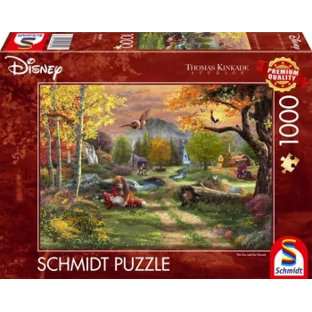 Thomas Kinkade Studios: Disney - Cap y Capper, Puzzle 1000 piezas