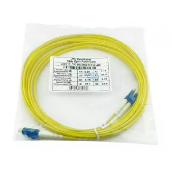 BlueOptics CAB-SMF-LC-LC-5-BO Cable de red de fibra óptica monomodo LC-UPC/LC-UPC, 5 m, Beige