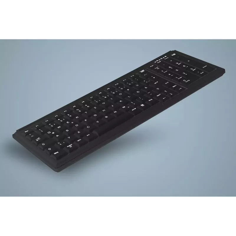 Active Key AK-7000 Teclado Universal USB QWERTY US International Negro