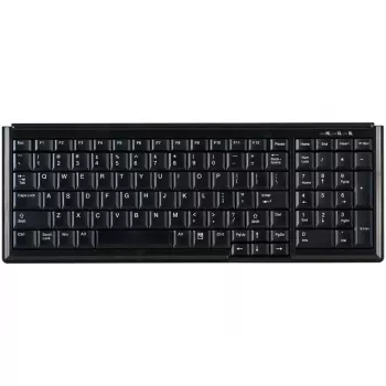 Active Key AK-7000 Teclado Universal USB QWERTY US International Negro