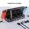Base de acoplamiento para consola portátil Unitek G1002F01 — Conexión de acoplamiento USB, negro