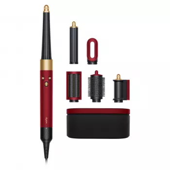 Airwrap i.d. Straight + Wavy Limited Edition, multistyler rojo/oro, Bluetooth