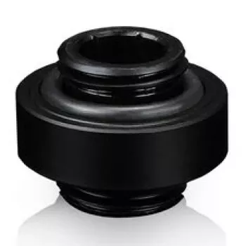 Thermal Grizzly DeltaMate Extender Fitting MM7R, latón G1/4, negro (TG-DM-FIT-0011)