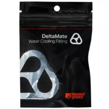 Thermal Grizzly DeltaMate Extender Fitting MM7R, latón G1/4, negro (TG-DM-FIT-0011)