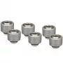 Thermal Grizzly DeltaMate Compression Fitting ST16, latón G1/4, níquel, pack de 6 (TG-DM-FIT-6201)