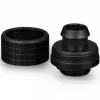 Thermal Grizzly DeltaMate Compression Fitting ST16, latón G1/4, negro, pack de 6 (TG-DM-FIT-6001)